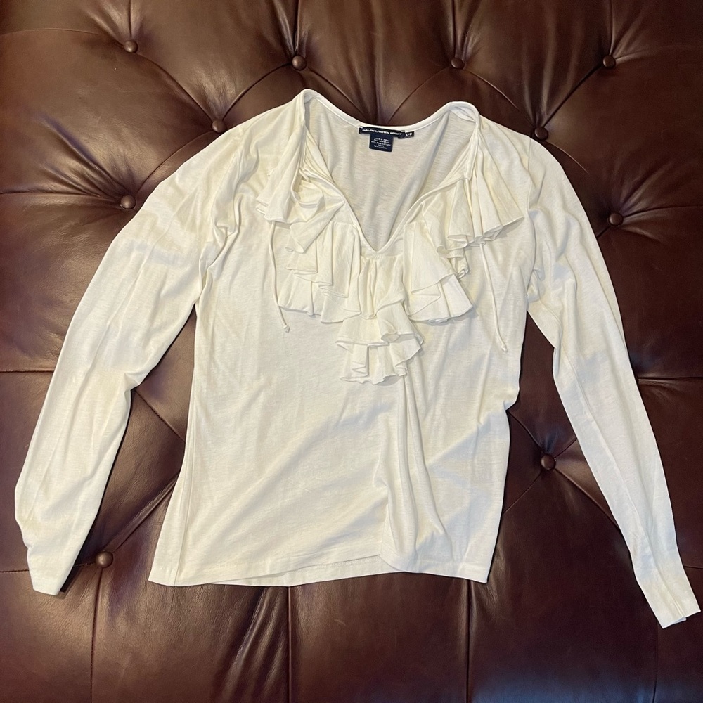 Ralph Lauren Ruffled Top